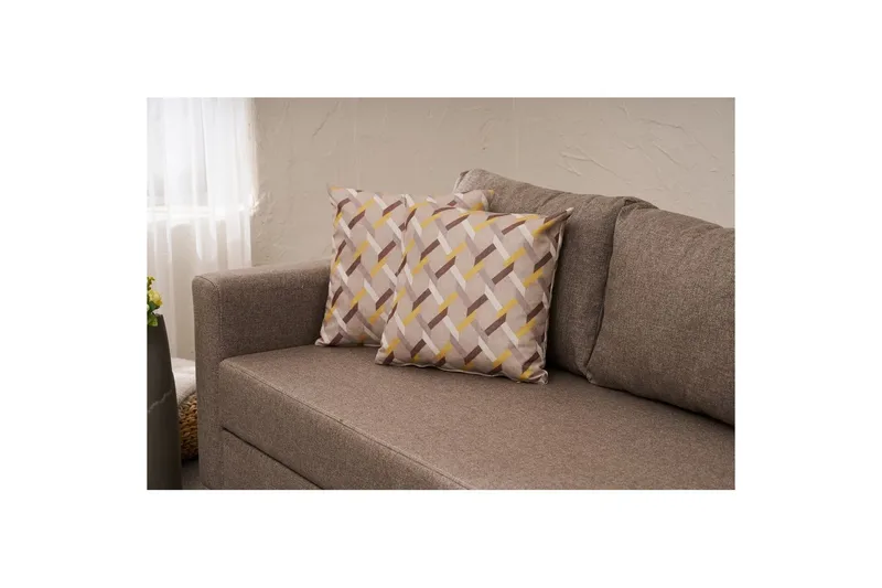 Bäddsoffa med 3 sittplatser Iroulport Arzilla Brun - Brun - Möbler - Soffa - Bäddsoffa