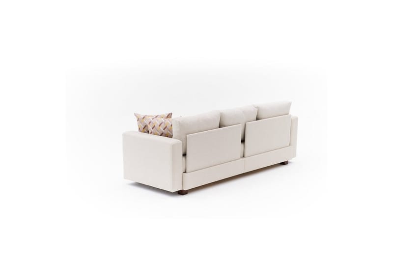 Bäddsoffa med 3 sittplatser Iroulport Arzilla Grädde - Grädde - Möbler - Soffa - Bäddsoffa