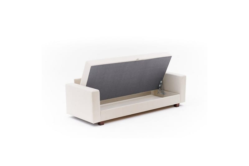 Bäddsoffa med 3 sittplatser Iroulport Arzilla Grädde - Grädde - Möbler - Soffa - Bäddsoffa