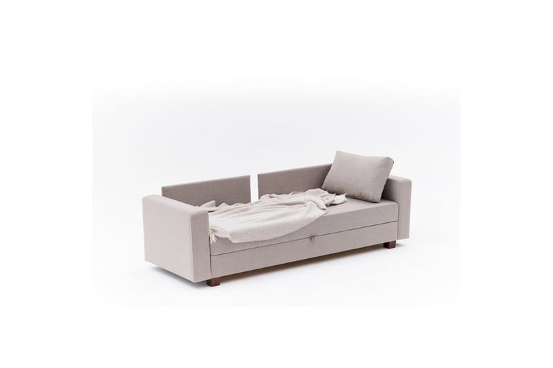 Bäddsoffa med 3 sittplatser Iroulport Beige - Beige - Möbler - Soffa - Bäddsoffa