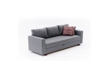 Bäddsoffa med 3 sittplatser Iroulport Grå