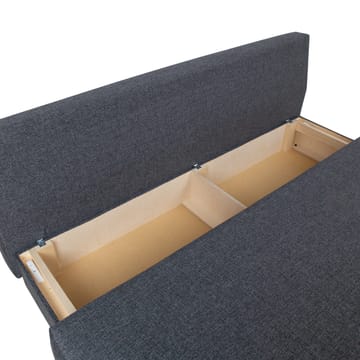 Bäddsoffa Vella med förvaringslåda - Mörkgrå - Möbler - Soffa - Bäddsoffa