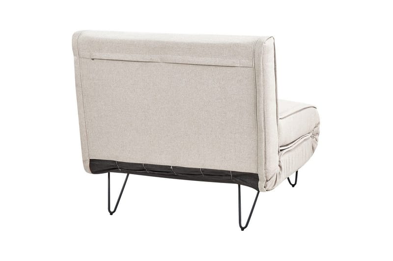 Bäddsoffa Vestfold Beige, svart - Beige, svart - Möbler - Soffa - Bäddsoffa