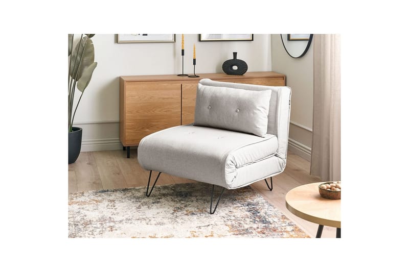 Bäddsoffa Vestfold Grå, svart - Grå, svart - Möbler - Soffa - Soffgrupp