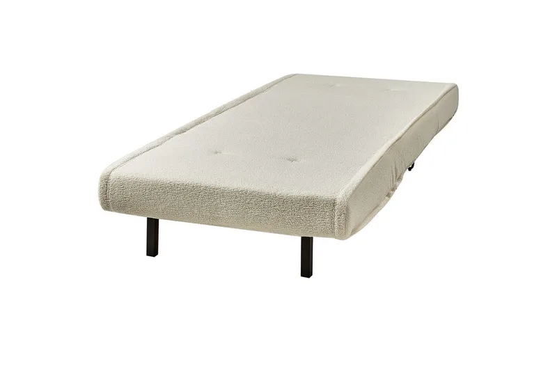 Bäddsoffa Vestfold Off-white, svart - Vit - Möbler - Soffa - Bäddsoffa