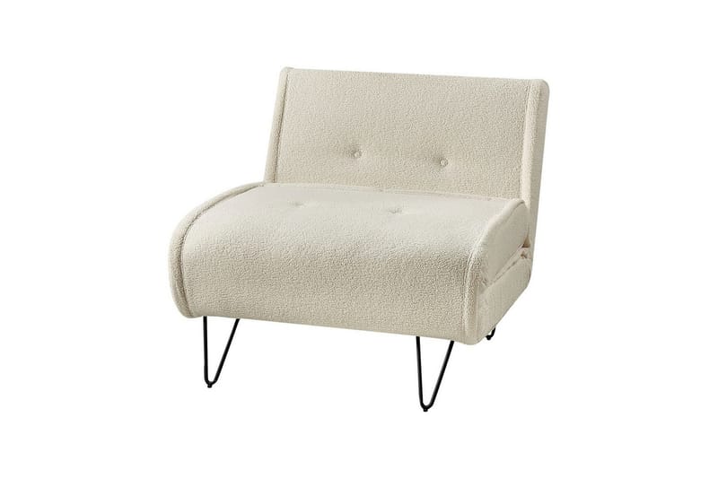 Bäddsoffa Vestfold Off-white, svart - Vit - Möbler - Soffa - Bäddsoffa