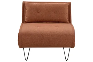 Bäddsoffa Vestfold Orange, Svart