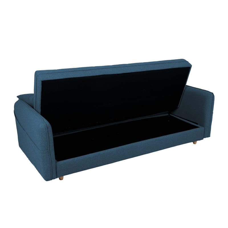 Bäddsoffa Visby 200x88x93 cm - blå - Möbler - Soffa - Bäddsoffa