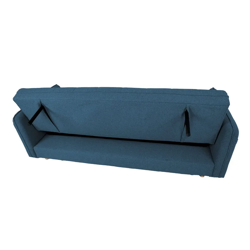 Bäddsoffa Visby 200x88x93 cm - blå - Möbler - Soffa - Bäddsoffa