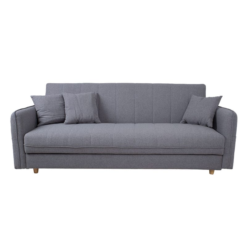 Bäddsoffa Visby 200x88x93 cm - grå - Möbler - Soffa - Bäddsoffa