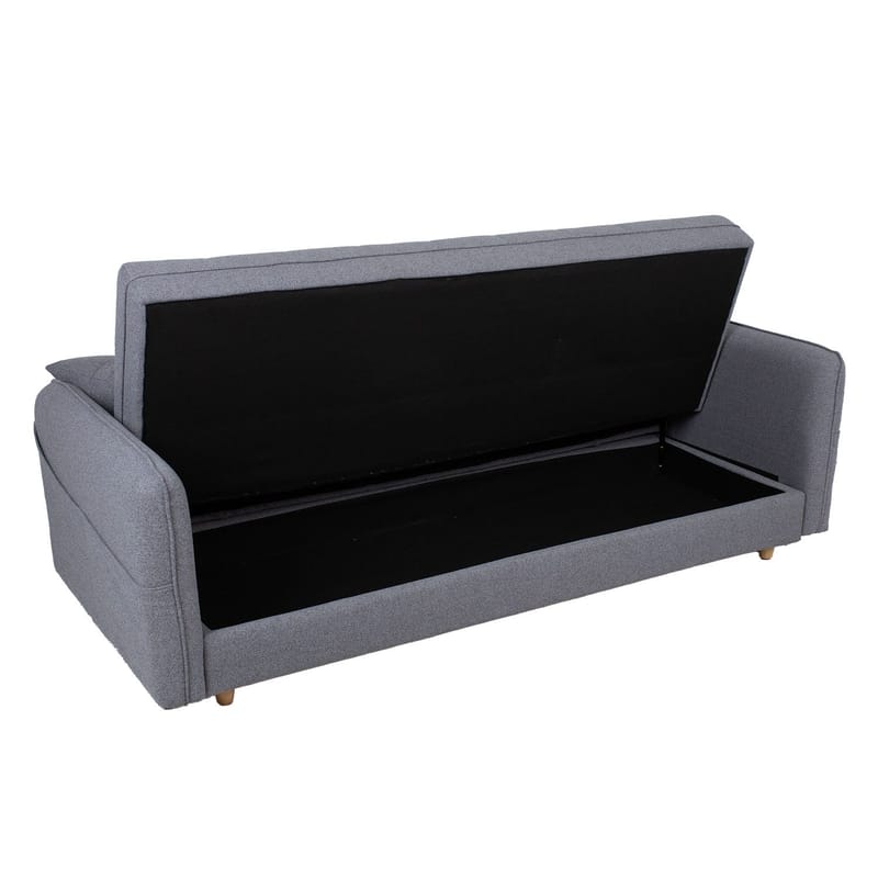 Bäddsoffa Visby 200x88x93 cm - grå - Möbler - Soffa - Bäddsoffa