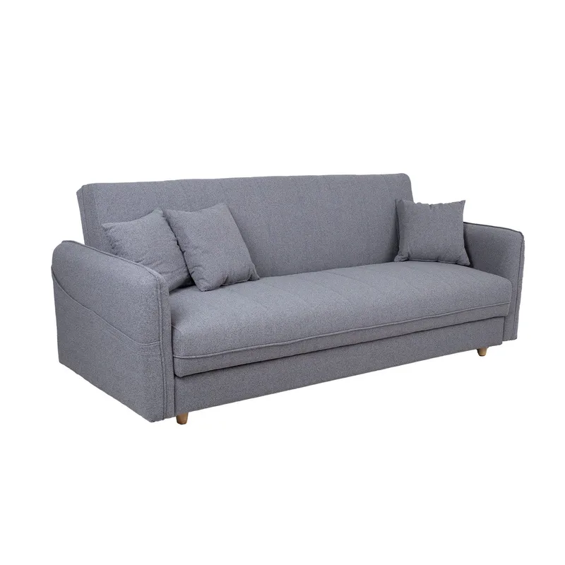 Bäddsoffa Visby 200x88x93 cm - grå - Möbler - Soffa - Bäddsoffa