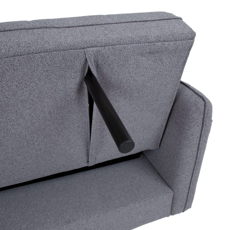 Bäddsoffa Visby 200x88x93 cm - grå - Möbler - Soffa - Bäddsoffa