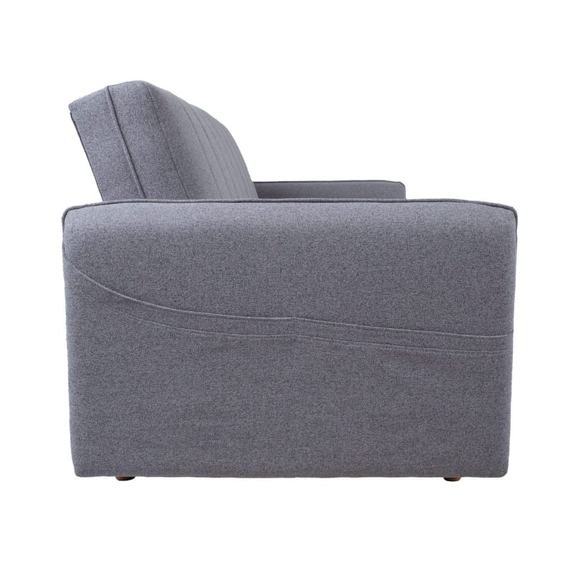 Bäddsoffa Visby 200x88x93 cm - grå - Möbler - Soffa - Bäddsoffa