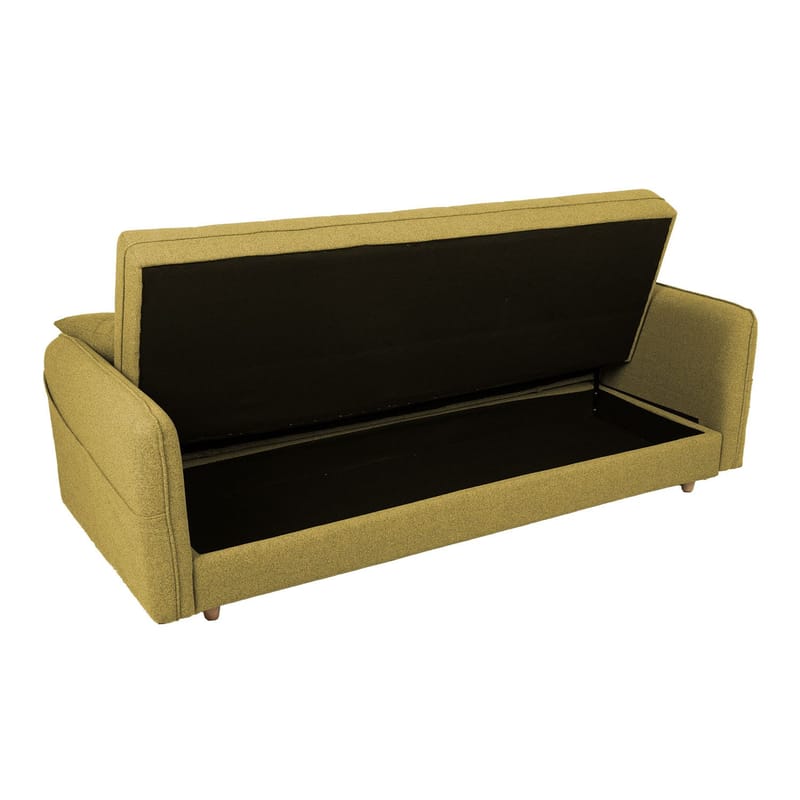 Bäddsoffa Visby 200x88x93 cm - gul - Möbler - Soffa - Bäddsoffa