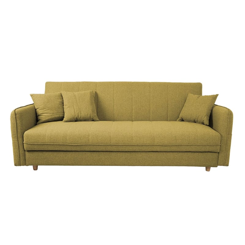 Bäddsoffa Visby 200x88x93 cm - gul - Möbler - Soffa - Bäddsoffa
