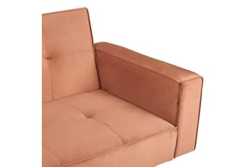 Bäddsoffa Visnes Brun, Guld - Brun, Guld - Möbler - Soffa - Bäddsoffa