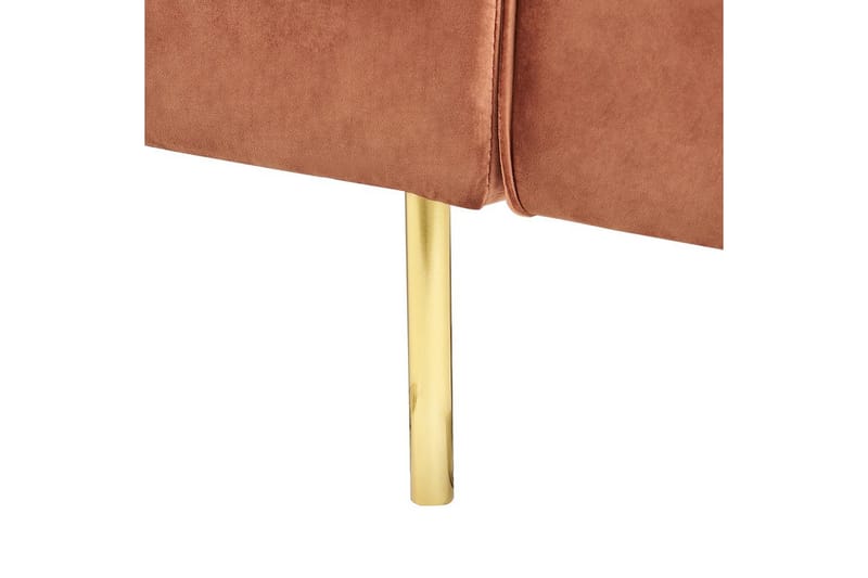 Bäddsoffa Visnes Brun, Guld - Brun, Guld - Möbler - Soffa - Soffgrupp