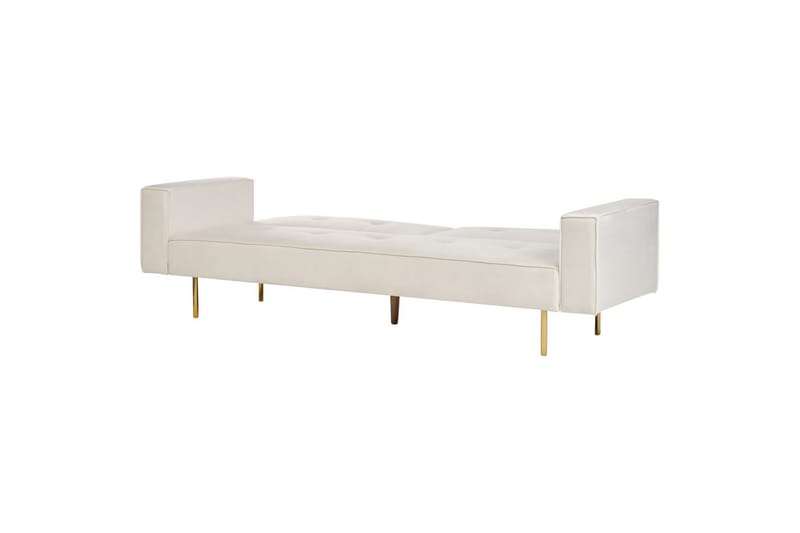 Bäddsoffa Visnes Vitt, guld - Vitt, guld - Möbler - Soffa - Soffgrupp