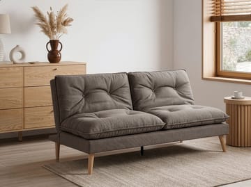 Bäddsoffa Yila - Brun - Möbler - Soffa - Bäddsoffa