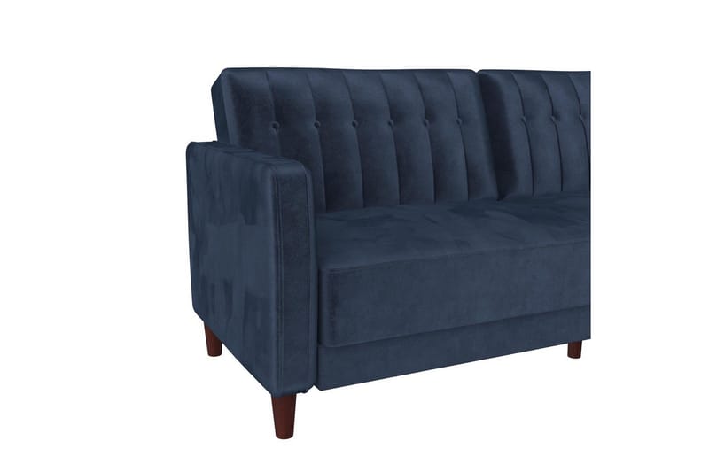 Bäddsoffa Plyschknappad - Möbler - Soffa - Bäddsoffa