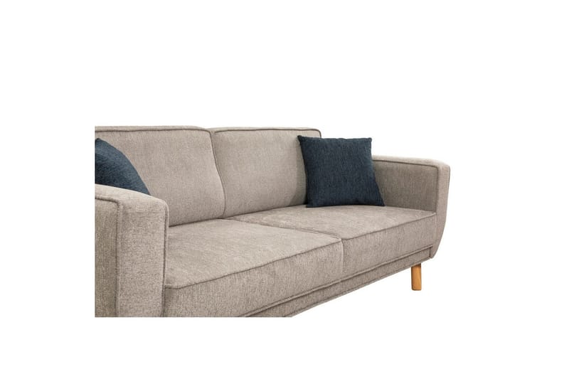 Bäddsoffgrupp Sudarus Ek / grå - Ek / grå - Möbler - Soffa - Bäddsoffa