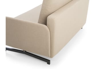 Belfast 2-sits Fällbar Rektangulär Bäddsoffa 140x197 cm i Tyg - Beige - Möbler - Soffa - Bäddsoffa - Bäddsoffa 2 sits