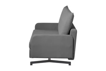 Belfast 2-sits Fällbar Rektangulär Bäddsoffa 147x197 cm i Tyg - Grå - Möbler - Soffa - Bäddsoffa - Bäddsoffa 2 sits