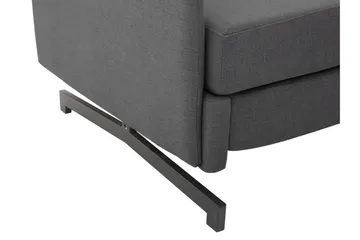 Belfast 2-sits Fällbar Rektangulär Bäddsoffa 147x197 cm i Tyg - Grå - Möbler - Soffa - Bäddsoffa - Bäddsoffa 2 sits