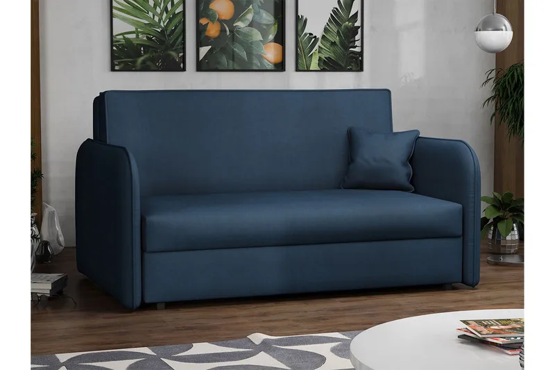 Bensbyn Bäddsoffa - Blå - Möbler - Soffa - Bäddsoffa - Bäddsoffa 2 sits