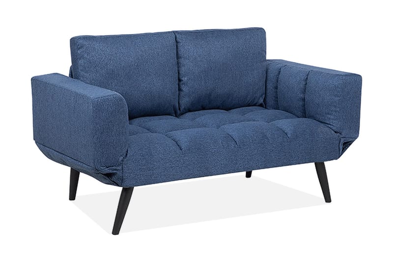 Brekke Bäddsoffa 150 cm - Blå - Bäddsoffa - Skinnsoffor - Bäddsoffa 4 sits - Bäddsoffa 3 sits - Bäddsoffa 2 sits - Sammetssoffa