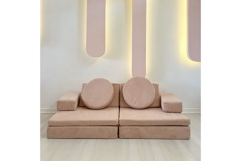 Deliones Bäddsoffa - Rosa - Möbler - Soffa - Bäddsoffa - Bäddsoffa 2 sits