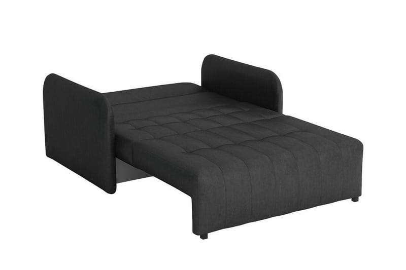 Denegal 2-sits liten bäddsoffa i Plysch - Grå - Möbler - Soffa - Bäddsoffa - Bäddsoffa 2 sits