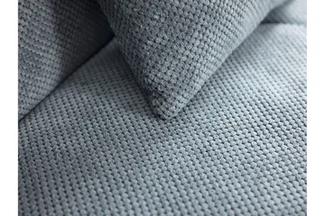 2-sits Fällbar Bäddsoffa med Förvaring i Tyg med Träram - Ljusgrå - Möbler - Soffa - Bäddsoffa