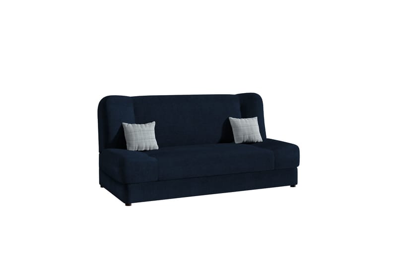 2-sits Fällbar Bäddsoffa med Förvaring i Tyg med Träram - Ljusgrå - Möbler - Soffa - Bäddsoffa