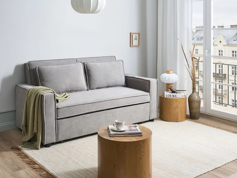2-sits soffa Uttela - Grå - Möbler - Soffa - Bäddsoffa