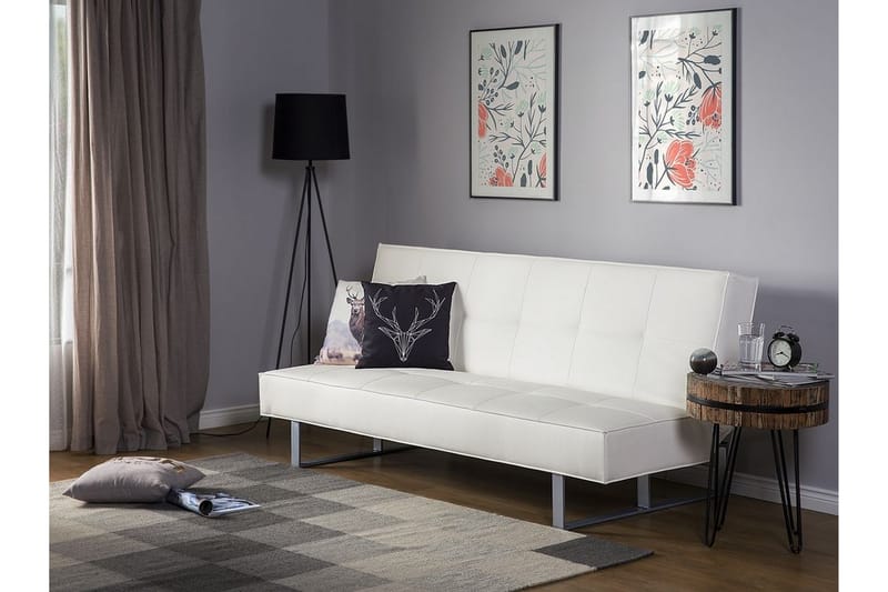 Derby Bäddsoffa 88 cm - Vit - Möbler - Soffa - Bäddsoffa - Bäddsoffa 3 sits