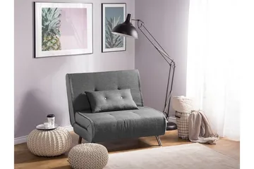 Farris Bäddsoffa 100 cm - Grå - Möbler - Soffa - Bäddsoffa - Bäddsoffa 3 sits