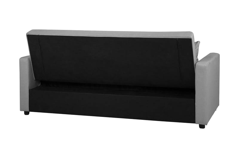 Glomma 3-sits Utdragbar Längsbäddad Bäddsoffa 181x207 cm i Tyg - Grå - Möbler - Soffa - Bäddsoffa - Bäddsoffa 3 sits
