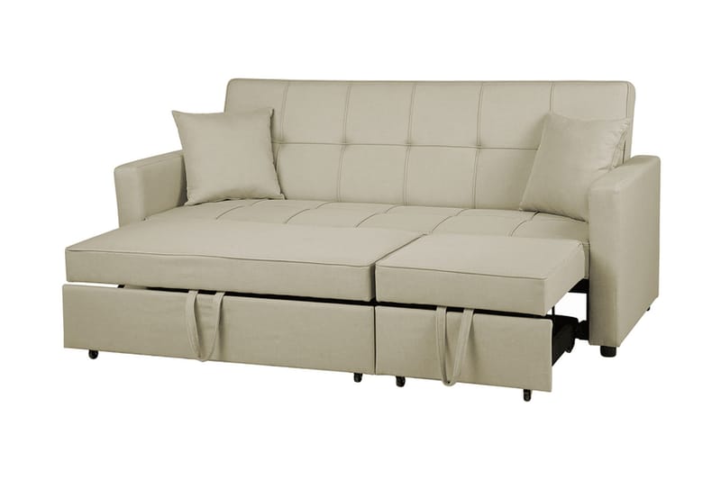 Glomma Bäddsoffa 207 cm - Beige - Möbler - Soffa - Bäddsoffa - Bäddsoffa 3 sits