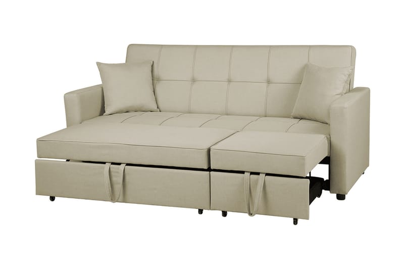 Glomma Bäddsoffa 207 cm - Beige - Bäddsoffa - Bäddsoffa 3 sits