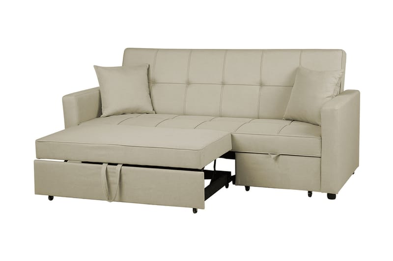 Glomma Bäddsoffa 207 cm - Beige - Möbler - Soffa - Bäddsoffa - Bäddsoffa 3 sits