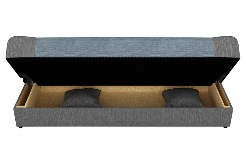 Jonas Bäddsoffa 195x87x86 cm - Röd/svart - Möbler - Soffa - Bäddsoffa - Bäddsoffa 3 sits