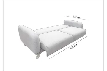 Malkiat Bäddsoffa - Antracit - Möbler - Soffa - Bäddsoffa - Bäddsoffa 3 sits