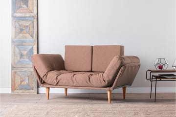 Mezonzo 3-sits Bäddsoffa - Brun - Möbler - Soffa - Bäddsoffa - Bäddsoffa 3 sits