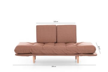 Mezonzo 3-sits Bäddsoffa - Brun - Möbler - Soffa - Bäddsoffa - Bäddsoffa 3 sits