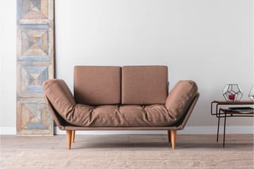 Mezonzo 3-sits Bäddsoffa - Brun - Möbler - Soffa - Bäddsoffa - Bäddsoffa 3 sits