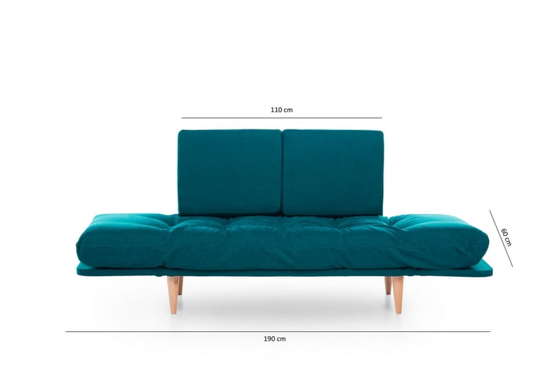 Mezonzo 3-sits Bäddsoffa - Grön - Möbler - Soffa - Bäddsoffa - Bäddsoffa 3 sits