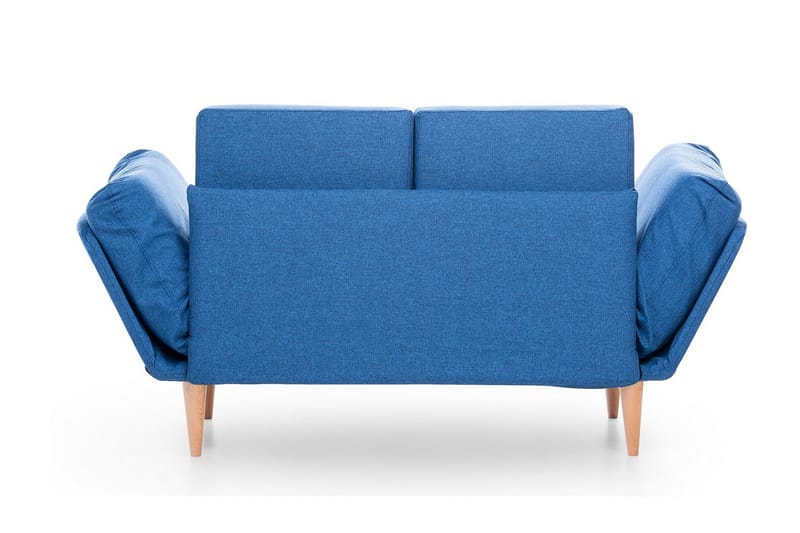 Mezonzo 3-sits Fällbar Längsbäddad Bäddsoffa 70x200 cm i Tyg - Blå - Möbler - Soffa - Bäddsoffa - Bäddsoffa 3 sits