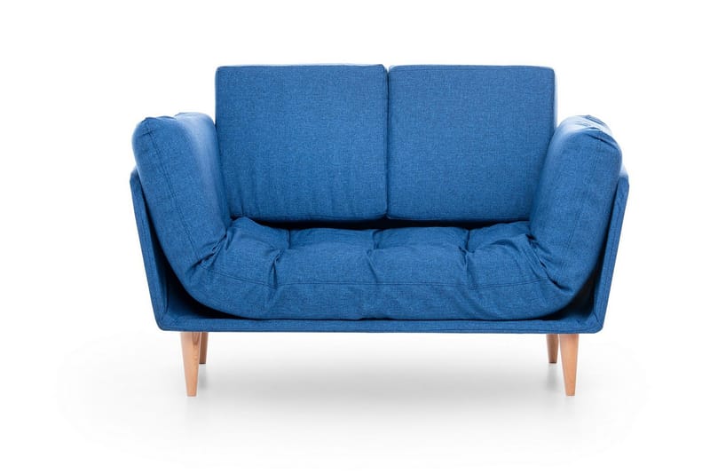 Mezonzo 3-sits Fällbar Längsbäddad Bäddsoffa 70x200 cm i Tyg - Blå - Möbler - Soffa - Bäddsoffa - Bäddsoffa 3 sits